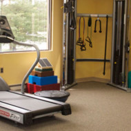 Functional Trainer and treadmill
